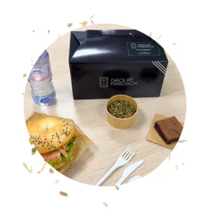 Lunch box bagel Lyon